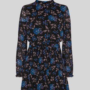 Whistles Elderberry Dobby Dress